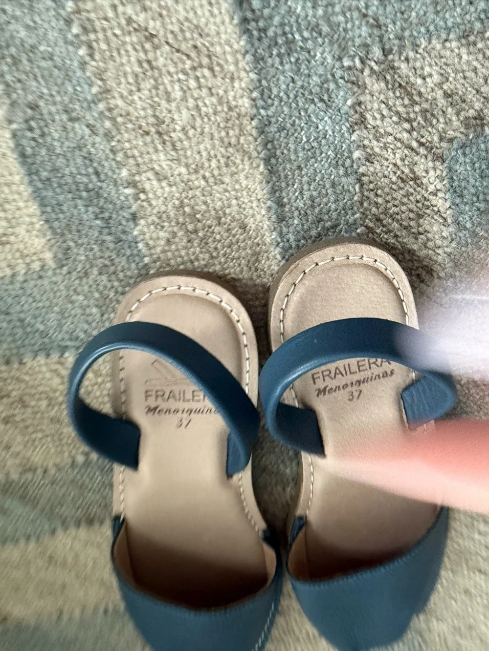 Frailerá Menorcan Avarcas sandals in Blue Size 37 US7
